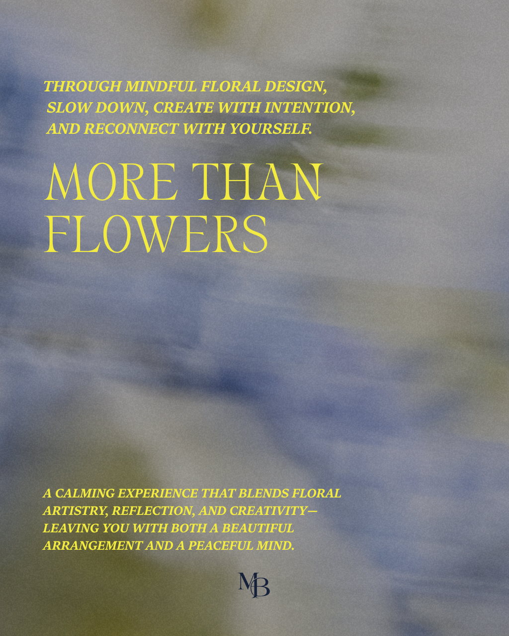 Flower Therapy Class