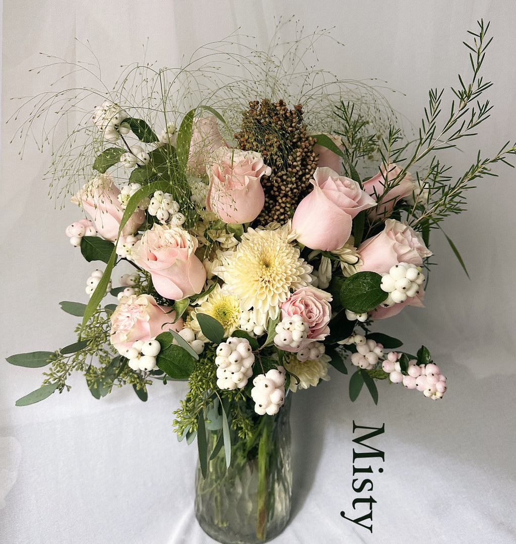 Seasonal Harmony - Glass Vase
