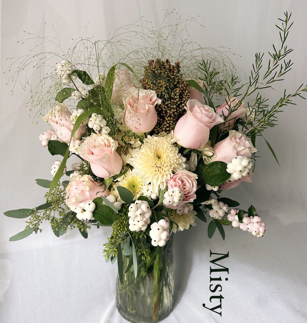 Seasonal Harmony - Glass Vase