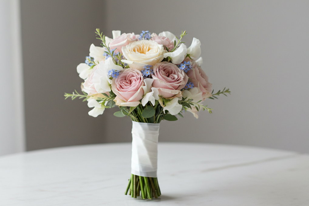 Pastel bridesmaid bouquet