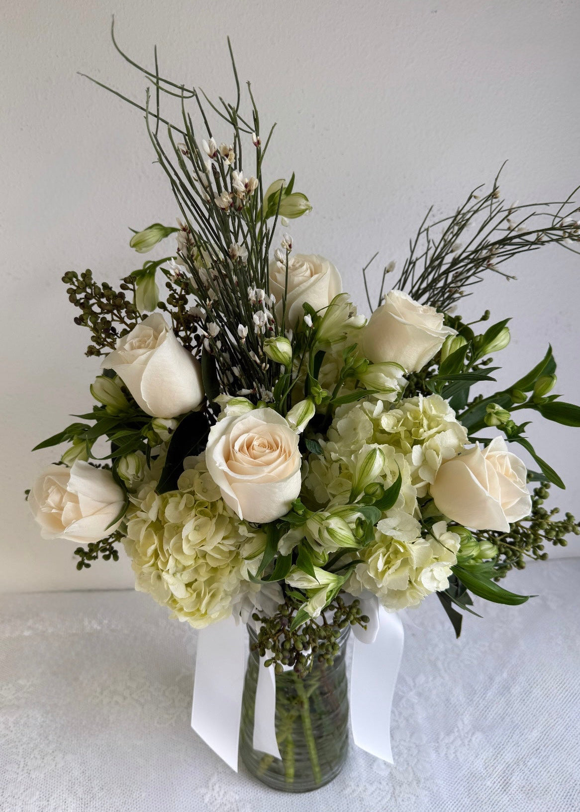 Seasonal Harmony - Glass Vase