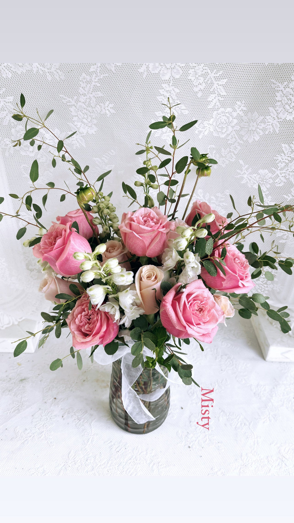 Seasonal Harmony - Glass Vase