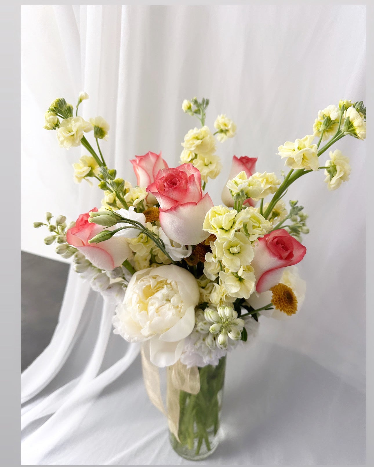 Seasonal Harmony - Glass Vase