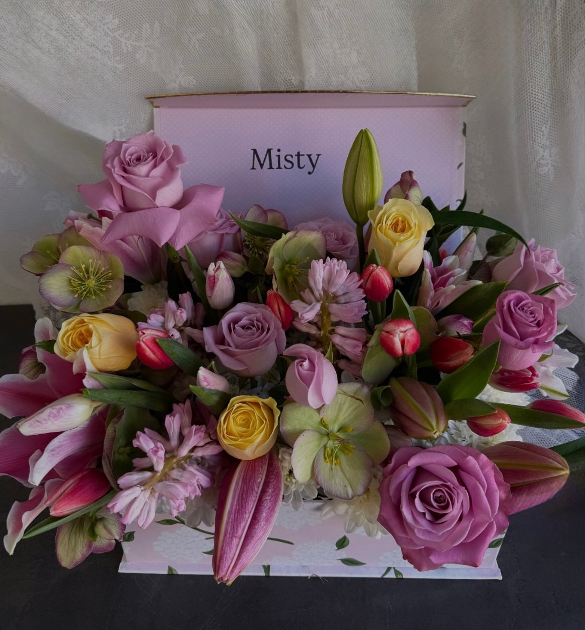 Velvet Garden - Flower Box- Only Grand Size available