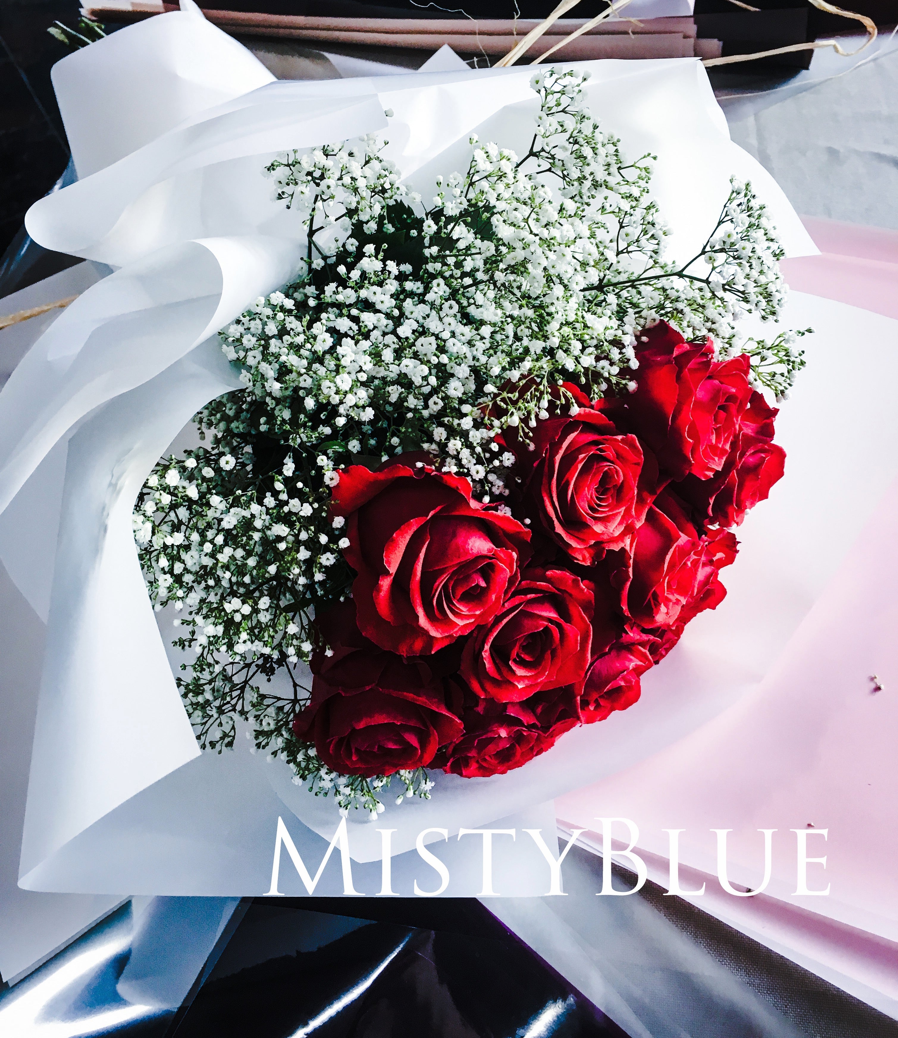 Valentine’s Day red rose bouquet with premium wrapping – same day flower delivery in Metro Vancouver