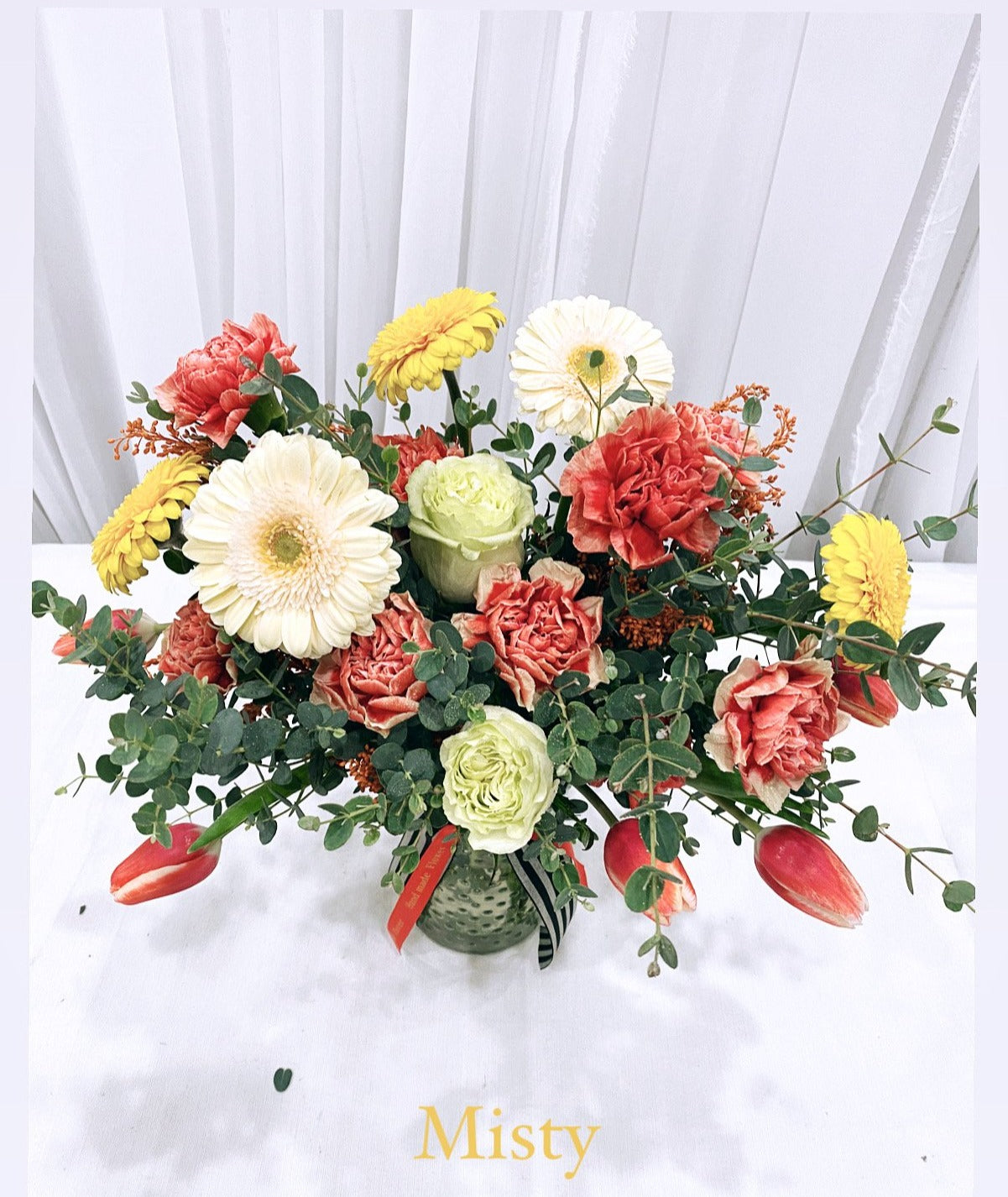 Seasonal Harmony - Glass Vase