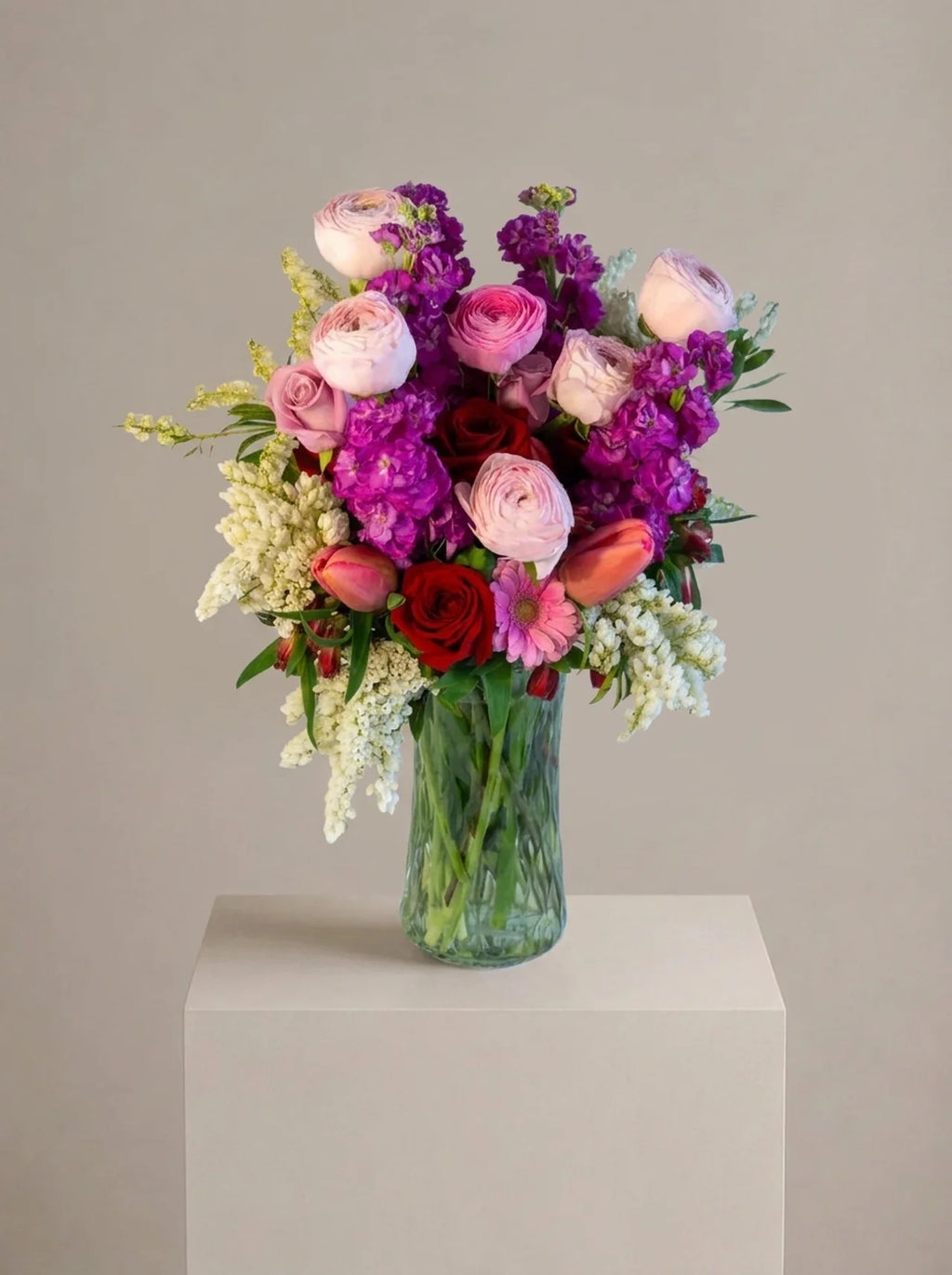 Seasonal Harmony - Glass Vase
