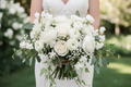 white garden style bridal bouquet