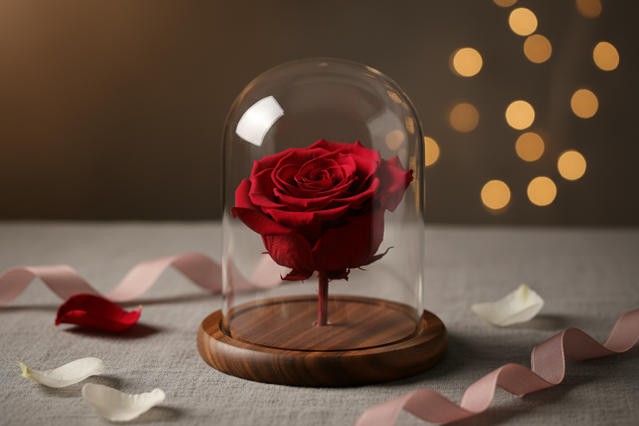 Single Preserved Rose Dome